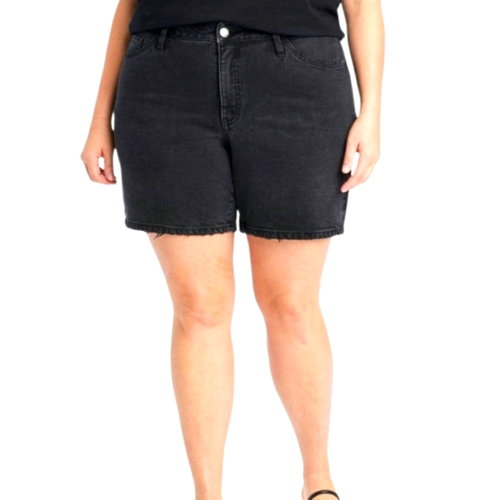 HIGH RISE RELAXED FIT BERMUDA SHORTS SZ 26 NWOT